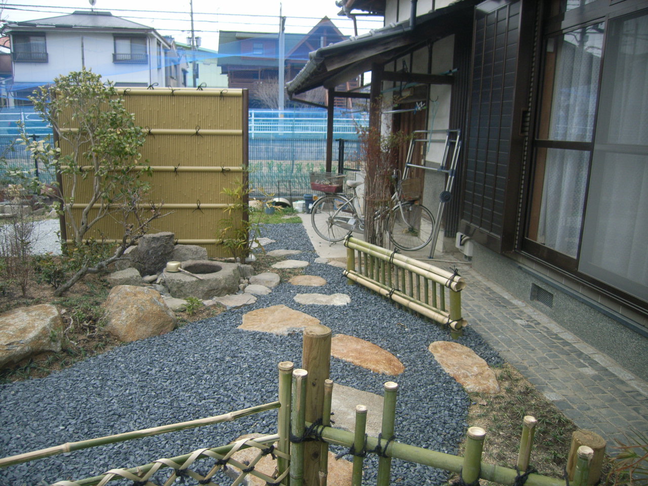 限られた空間で機能性も重視した日本庭園 AFTER